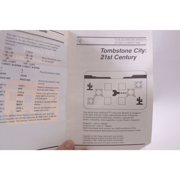 Tombstone City, 21st Century, Cartridge, Video Game, 1981, ~ 250724-WH 1331 - Picture 2 of 2